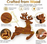 3D Glow Wood Stickers