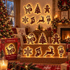 3D Glow Wood Stickers