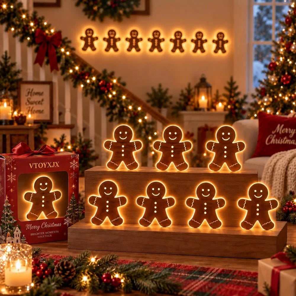 3D Glow Wood Stickers