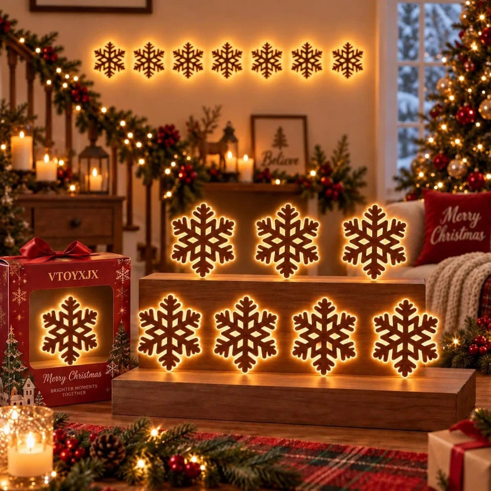 3D Glow Wood Stickers