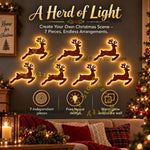 3D Glow Wood Stickers