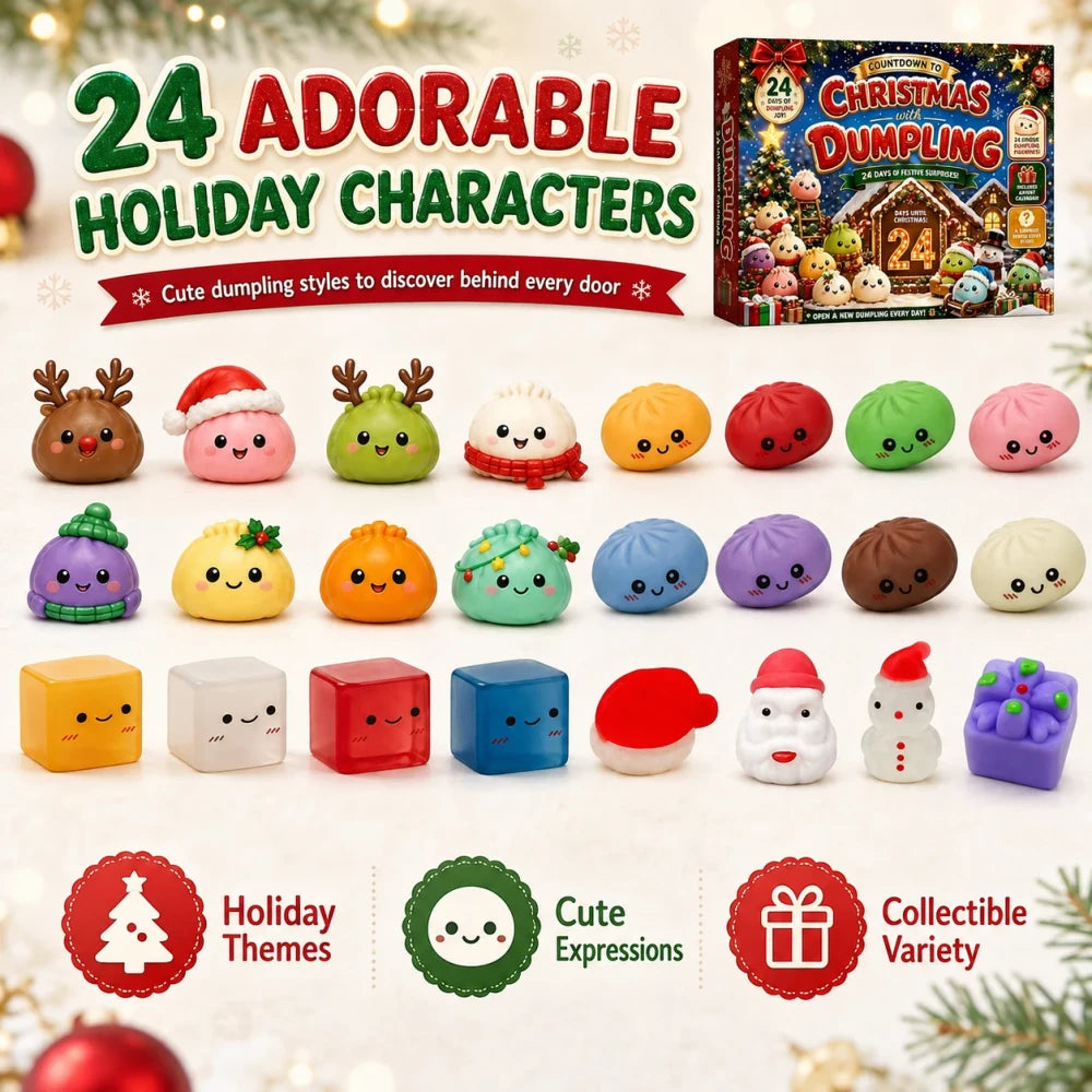Dumpling Squishy Advent Calendar