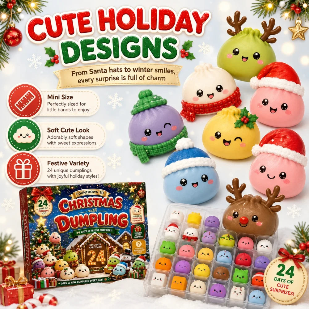 Dumpling Squishy Advent Calendar