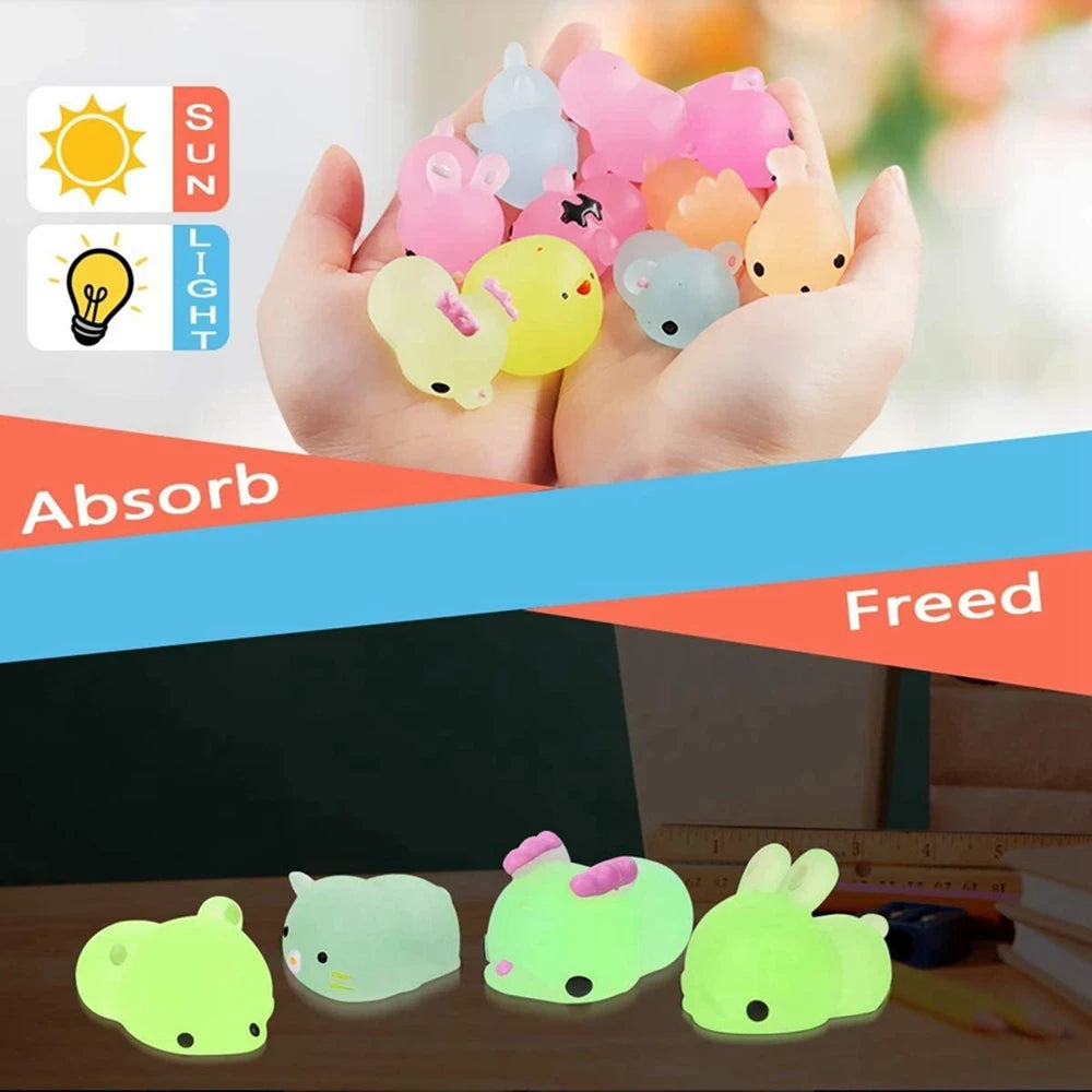 Glow in the Dark Animal Squishies