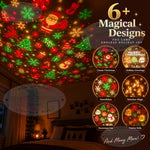 New Christmas Projector Night Light with 6+ Holiday Patterns