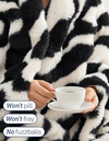 Faux Fur Bubble Throw Blanket