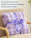 Faux Fur Bubble Throw Blanket